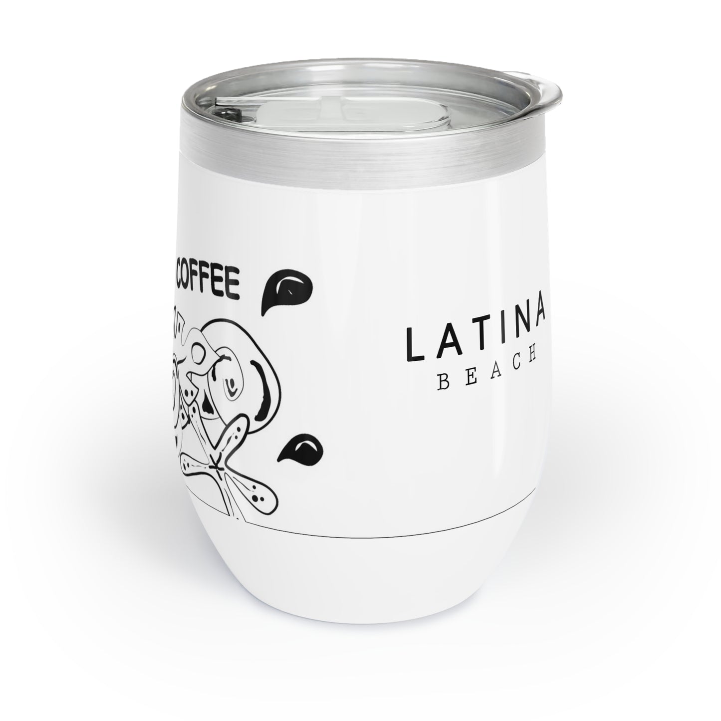 First Coffee Stainless Cup