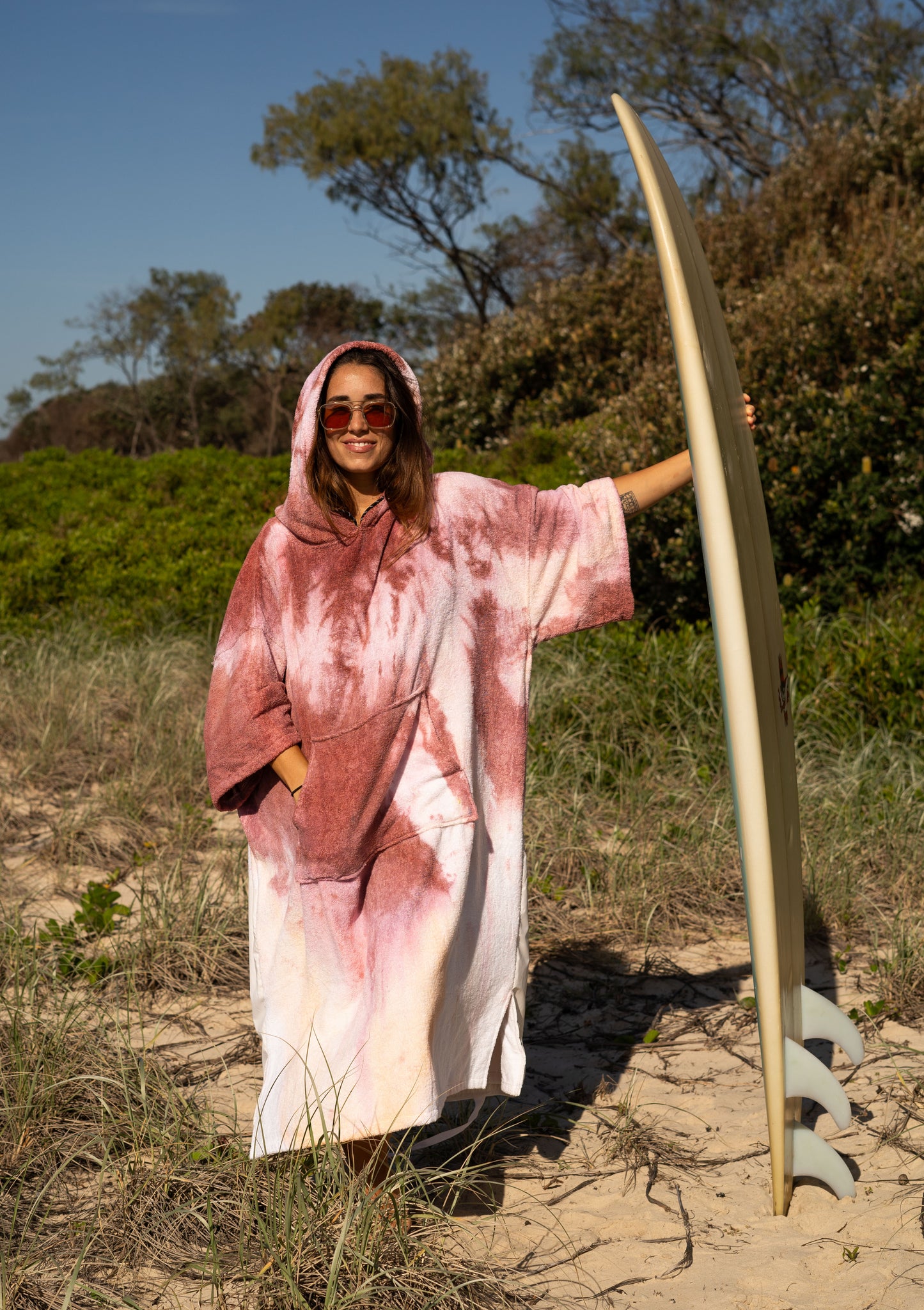 100% cotton towel ponchos, customisable, colourfull made in australia