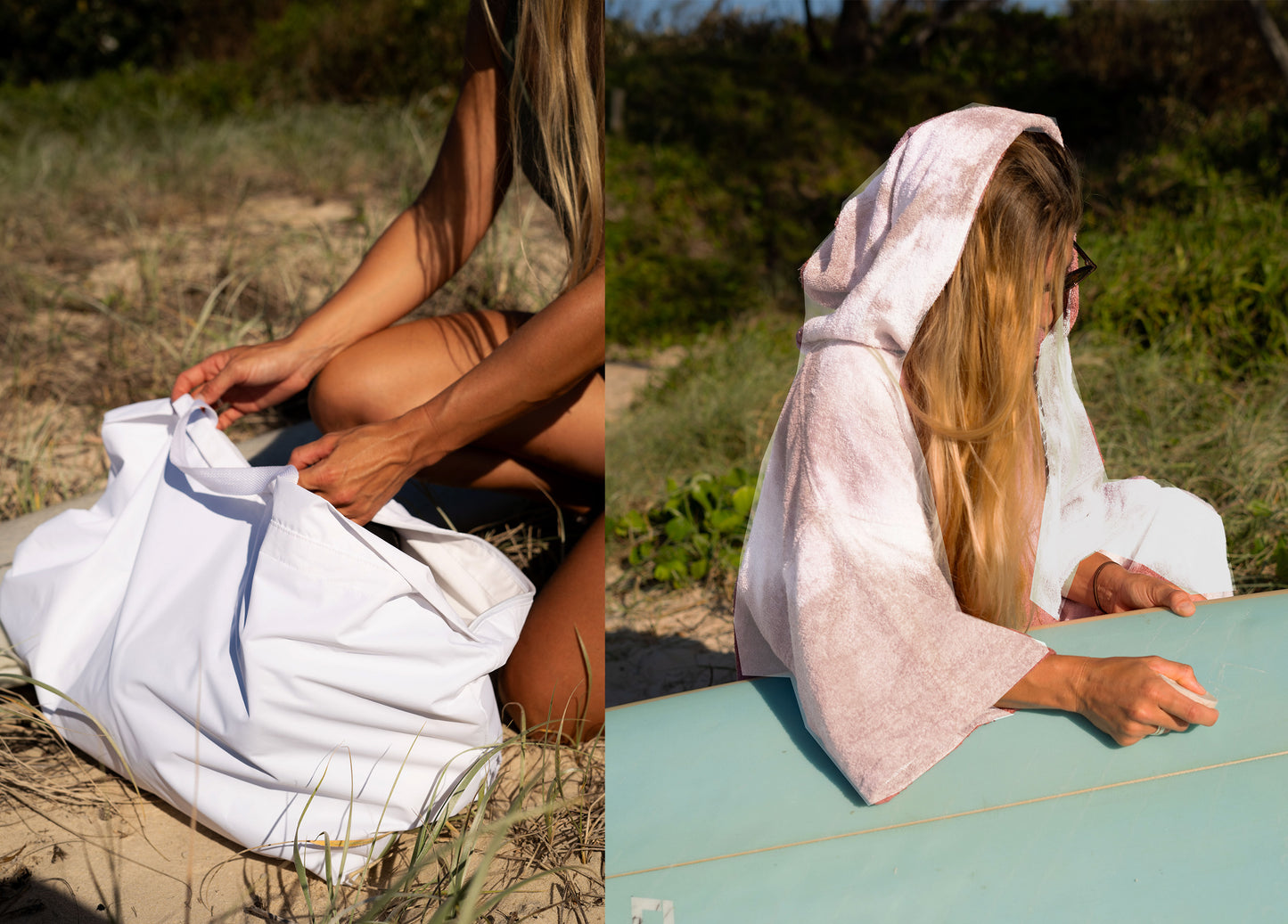 white surf poncho australia