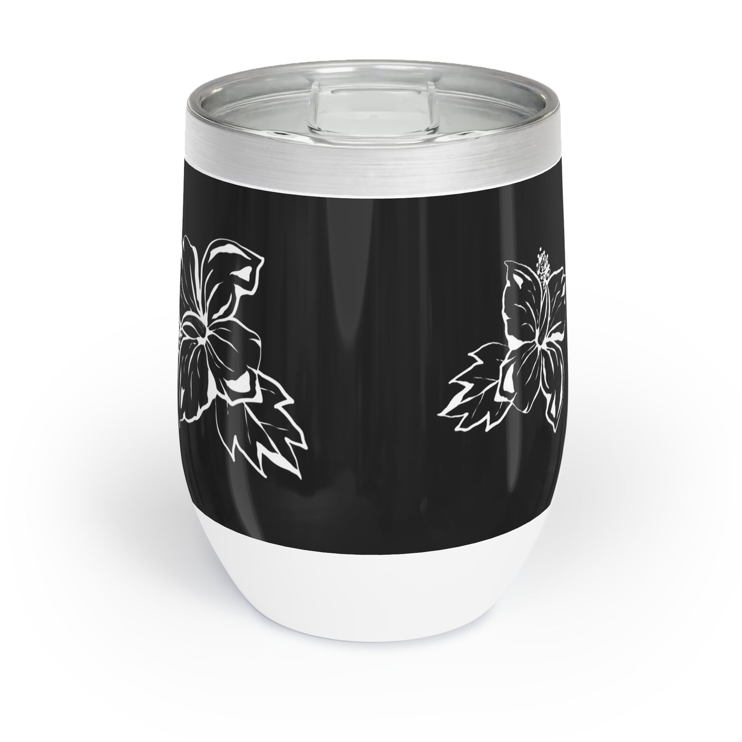 Flowers Design Stainless Cup