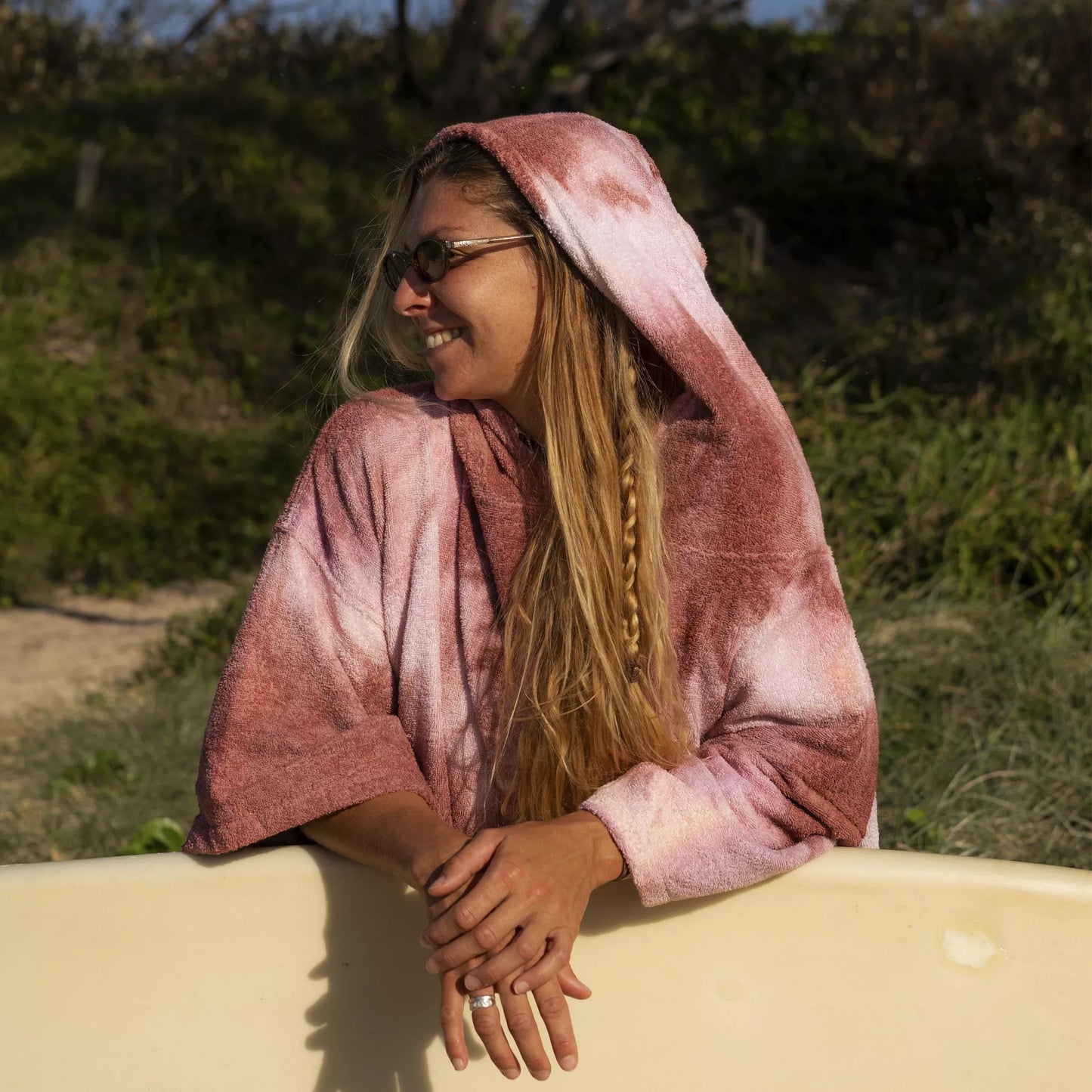 PERSONALISE BEACH PONCHO TOWEL LATINA BEACH AUSTRALIA