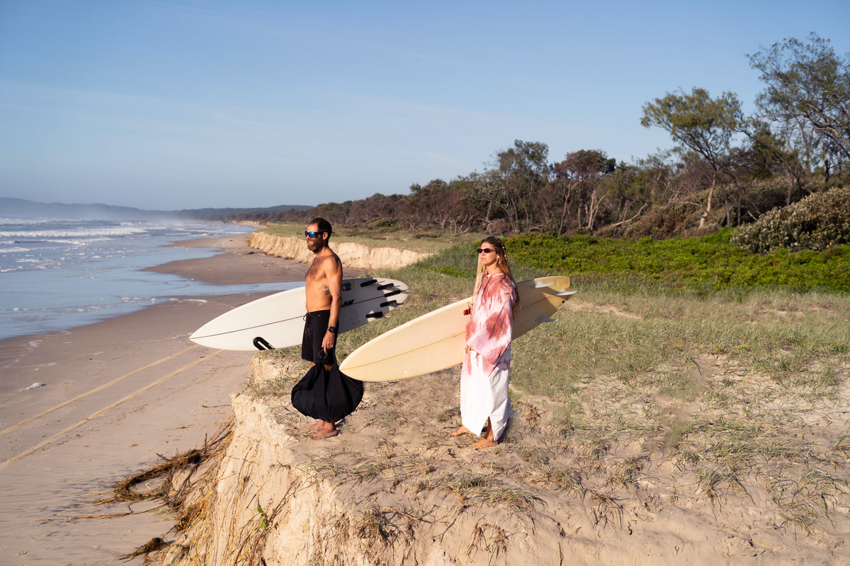 Surf cotton towel poncho and beach bag latina beach