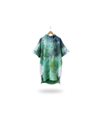 Tiedye cotton surf poncho latina beach 
