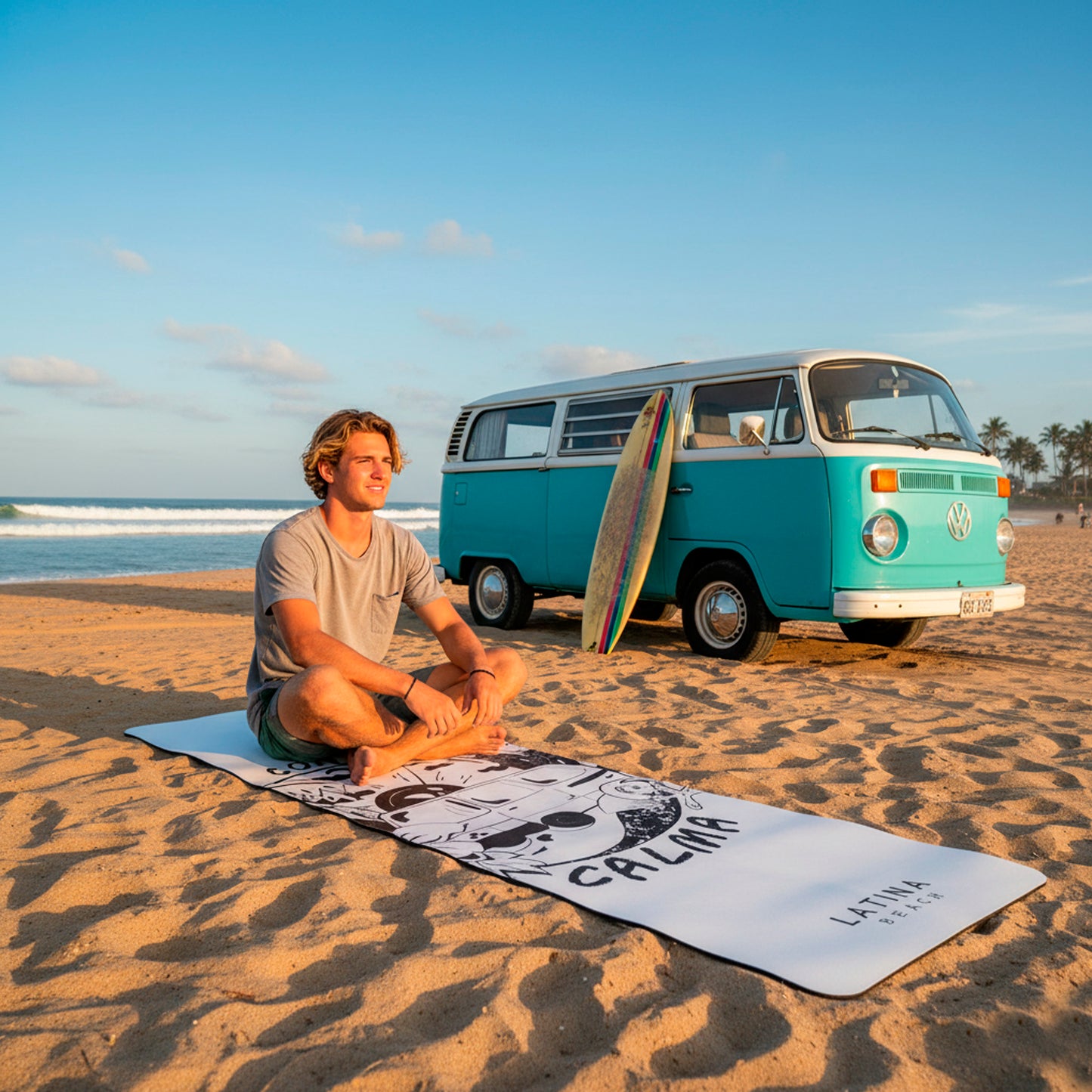 Latina Beach Anti Slip- Con Calma - Eco Yoga & Sport Mat