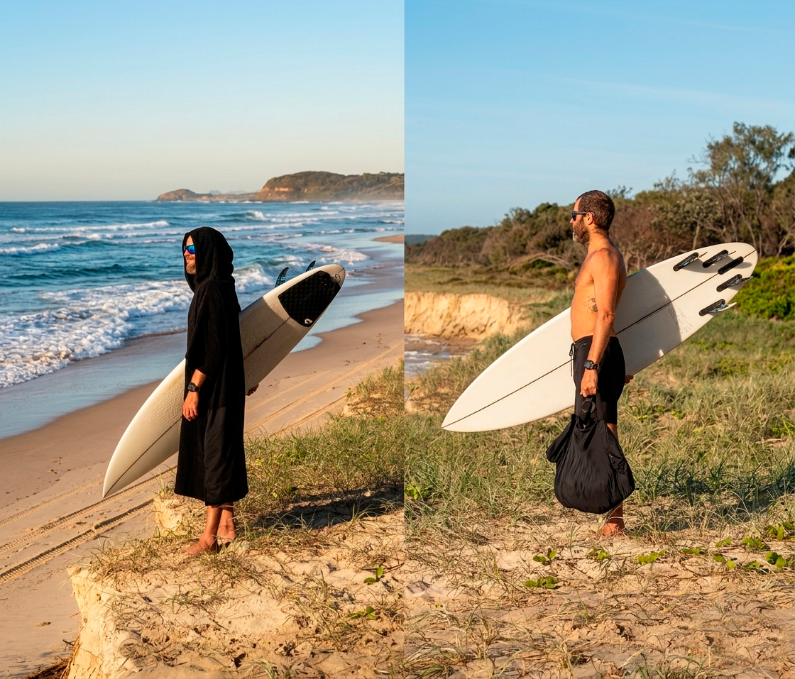 latina beach black towel poncho beach bag waterproof